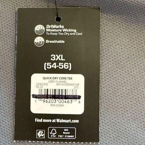 Athletic Men’s Dri-Fit Crewneck Wicking Shirt Sz 3XL - Picture 9 of 9